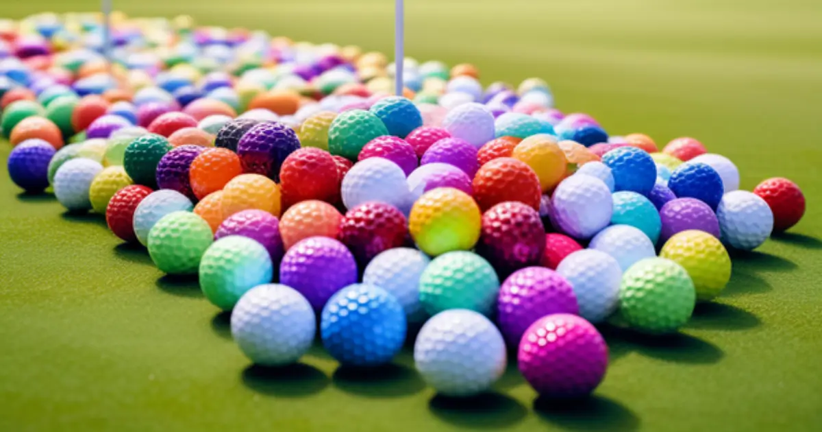Colour Golf Balls